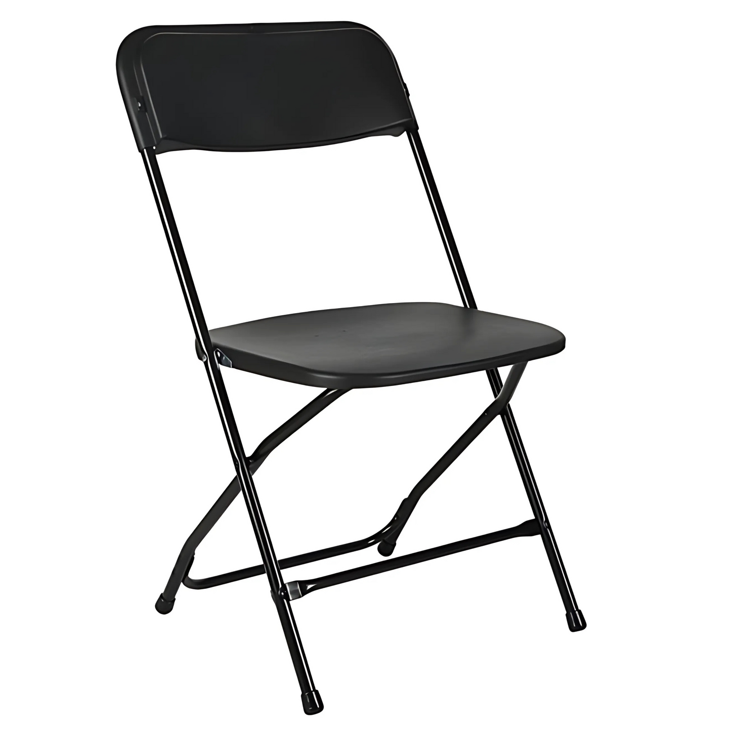 Black Flat Back Folding Chair