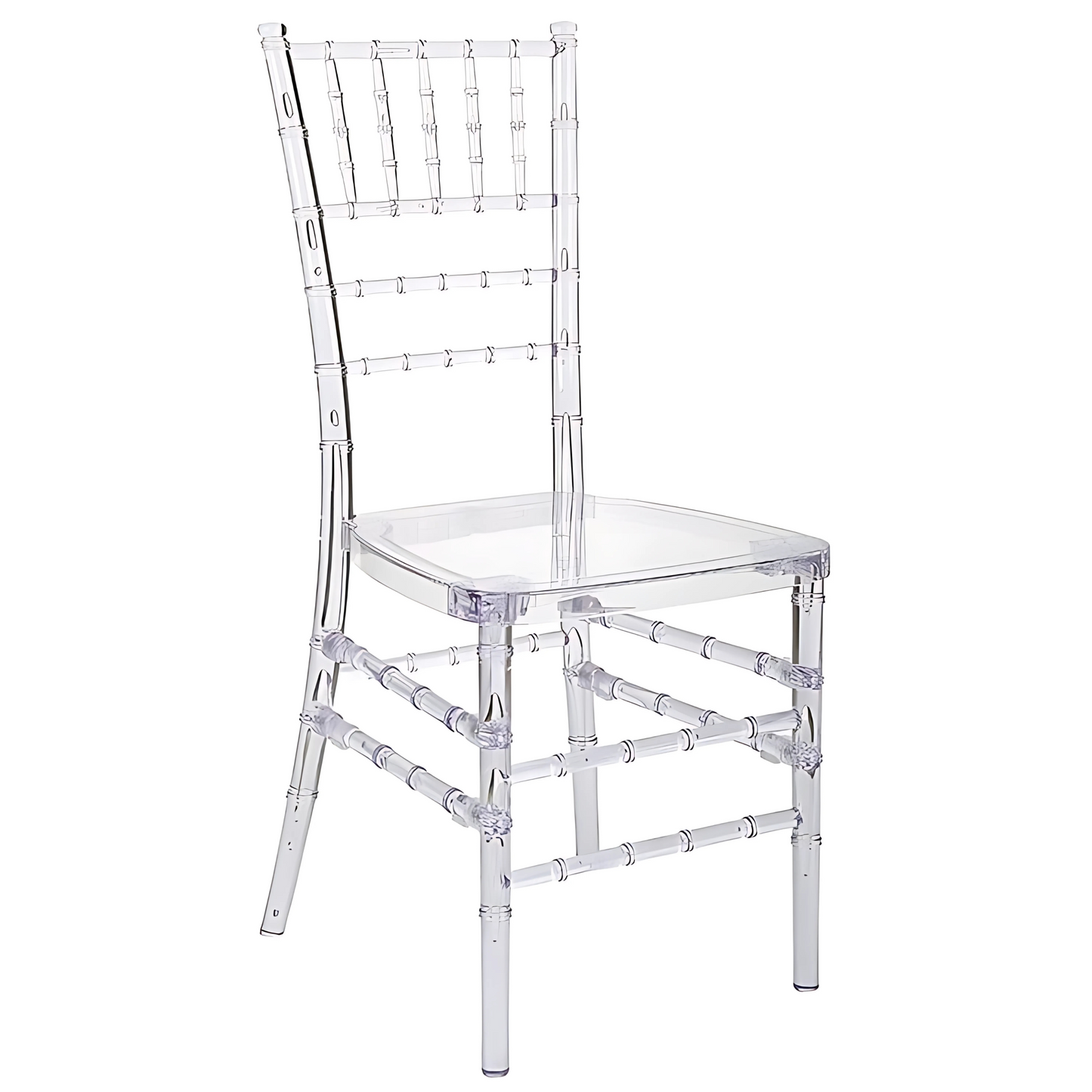 Clear Polycarbonate Chiavari Chair - UV Protected by ChairsInBulk