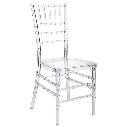 Clear Polycarbonate Chiavari Chair - UV Protected by ChairsInBulk